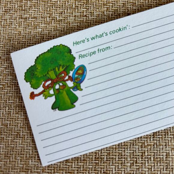 Vintage 1982 Current Kitchen Comics Double Recipe Cards Complete Set Humor - Picture 10 of 13